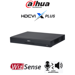 DVR de 16 Canales 4K WizSense, HDCVI X PLUS, Audio Bidireccional en 16 Ch, H.265+, 2 Bahías de DD, 16 Ch HDCVI + 16 IP o Hasta 3